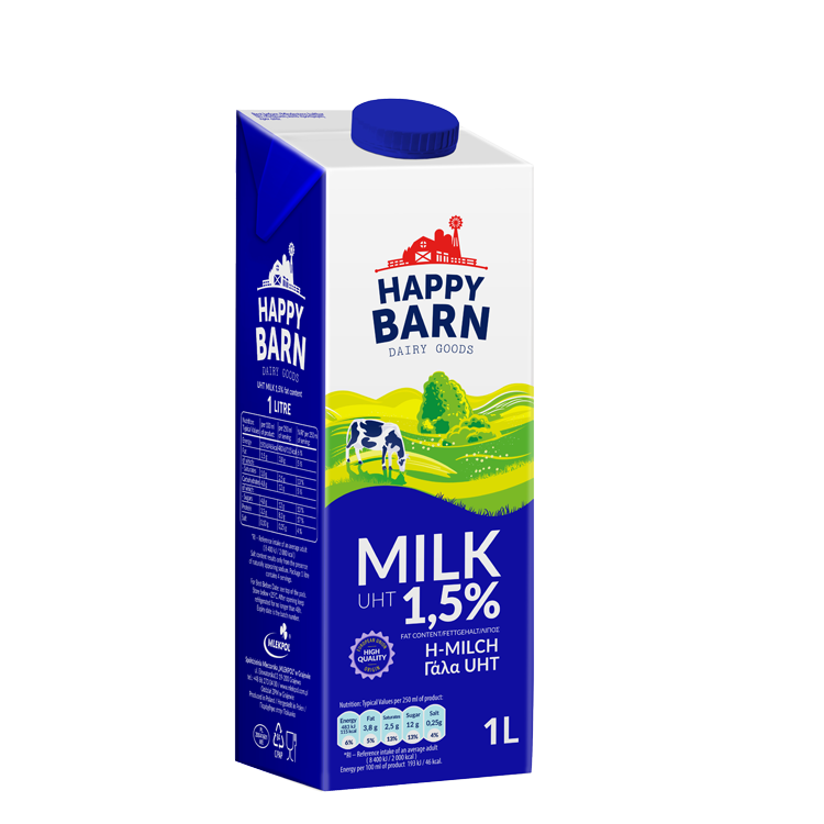 Happy Barn UHT 1.5% Milk image